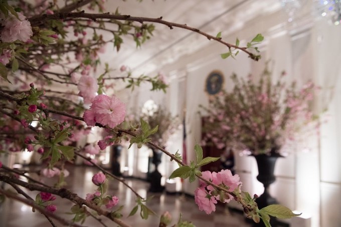 Bà Melania tự tay chuẩn bị quốc yến đầu tiên tại Nhà Trắng